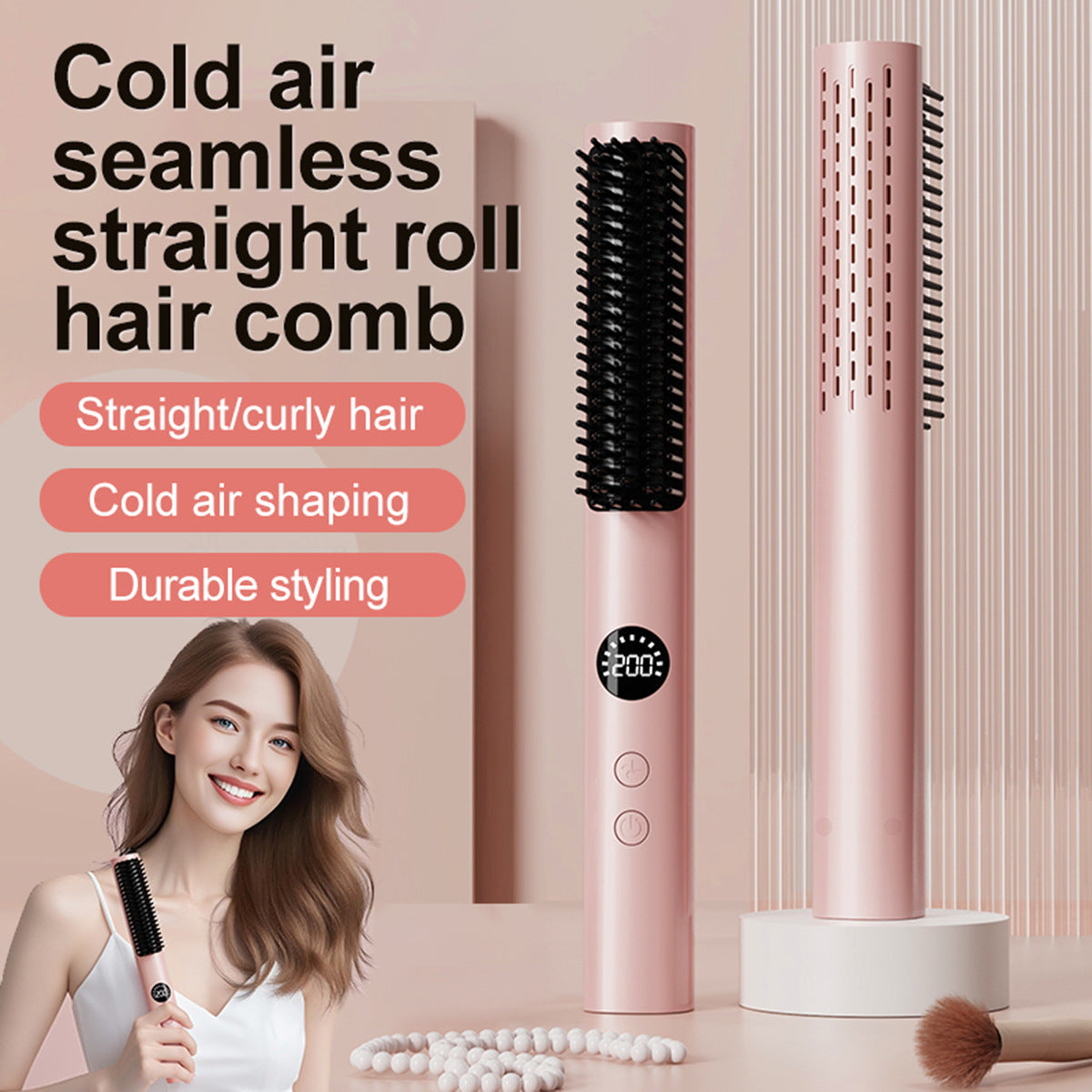 Ceramic Coating Hair Styling Tool with Cold Air Technology