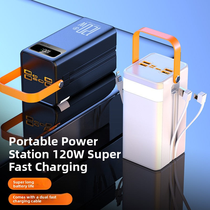Solar Power Bank with LED Light