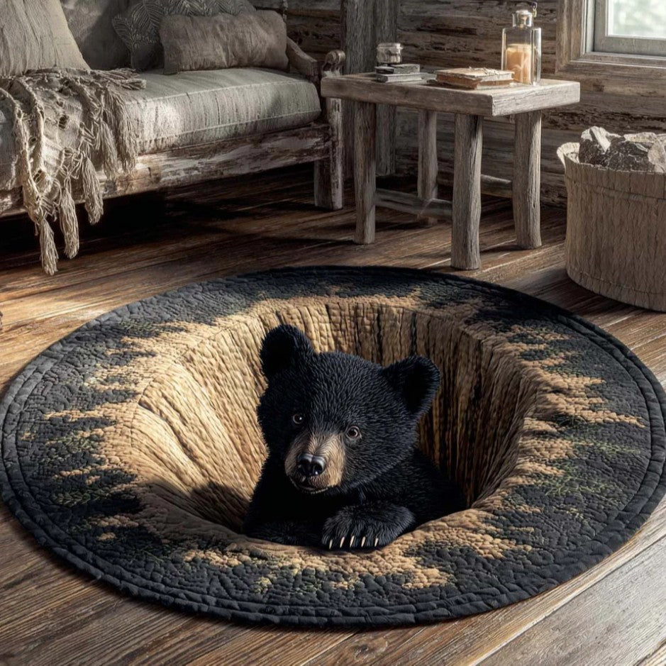 Three-dimensional vision carpet
