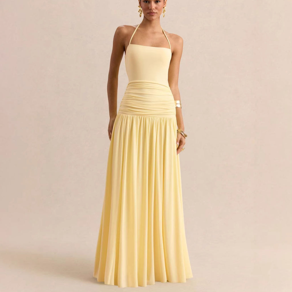 Elegant Halter Neck Dress