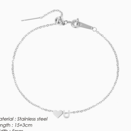 Letter Bracelet Woman