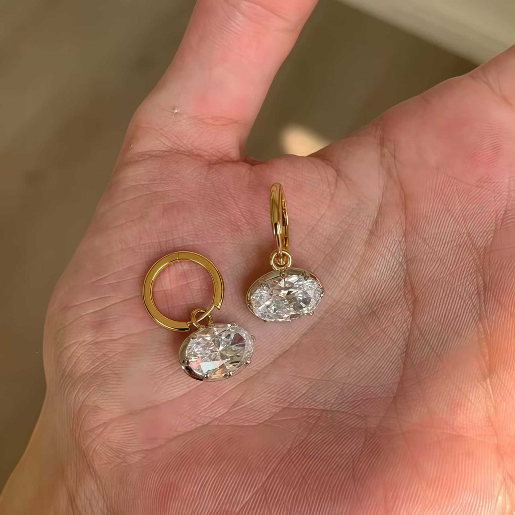 Pigeon Egg Earrings