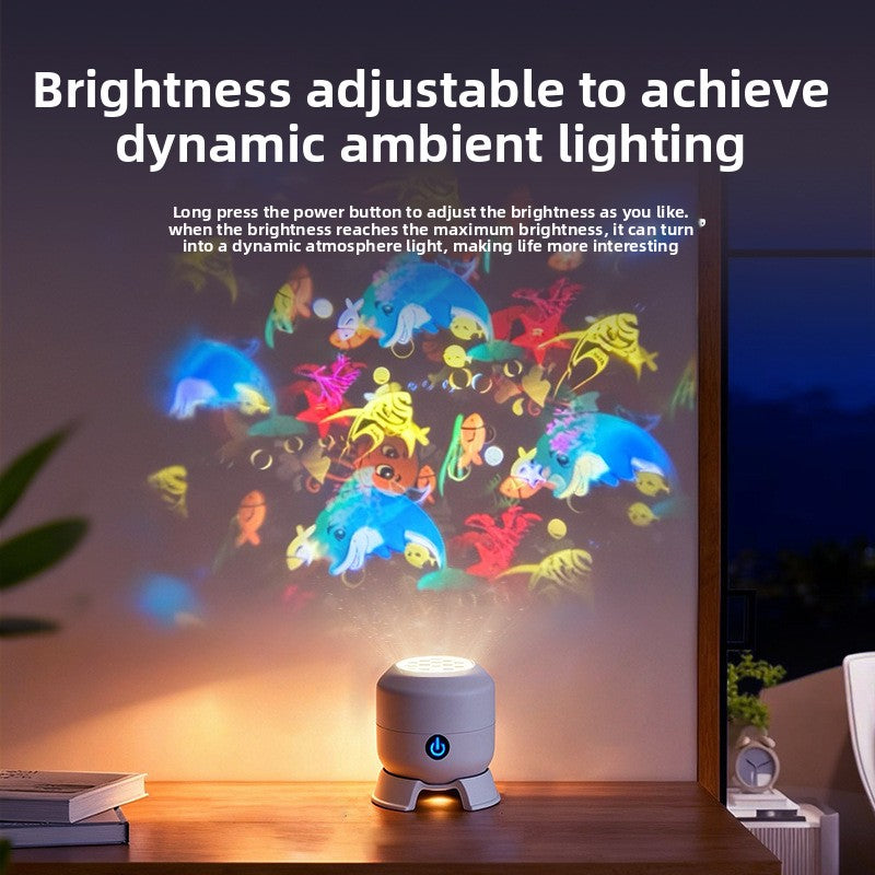 Rotating LED Holiday Projector Light
