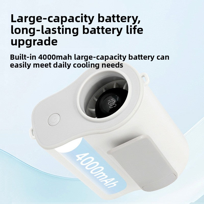 Portable USB Waist Fan with Brushless Motor