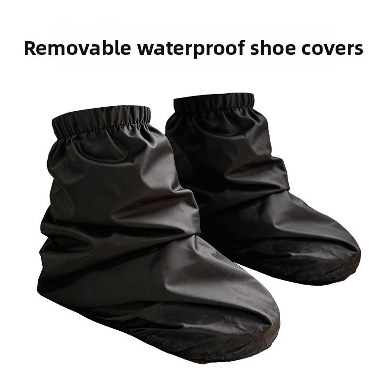 Special raincoat for delivery riders, rainproof and detachable design