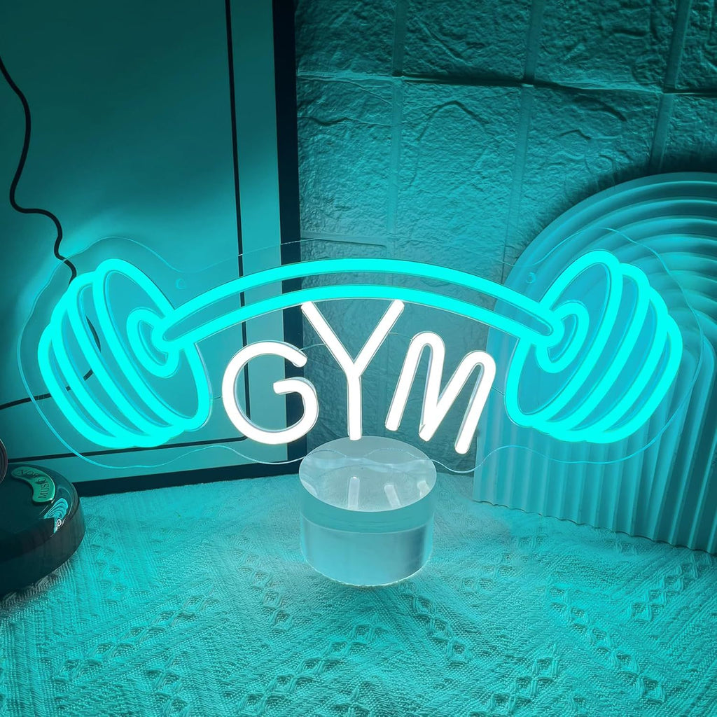 Gym Neon Light Letters Fitness Led
