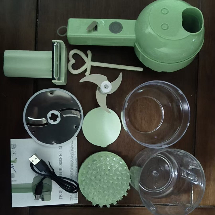 Electric Vegetable Chopper and Garlic Grinder