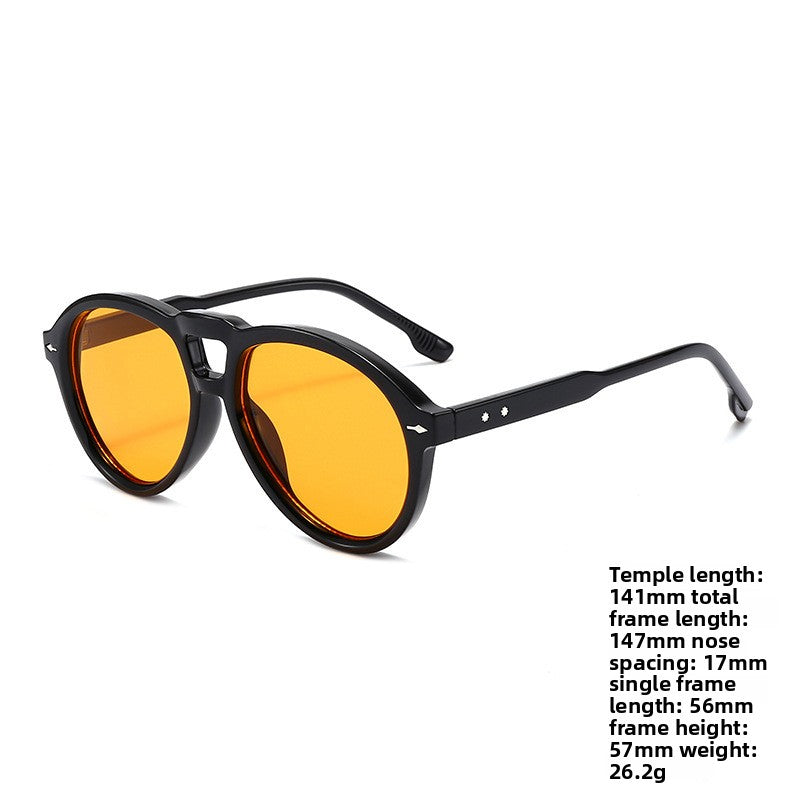 UV400 Protection Square Frame Sunglasses