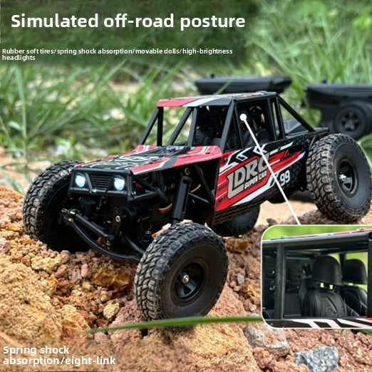 RC Climbing Four-Wheel Drive Off-Road Model Car