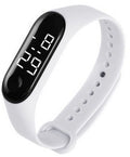 LED touch digital waterproof sports wrist watch
