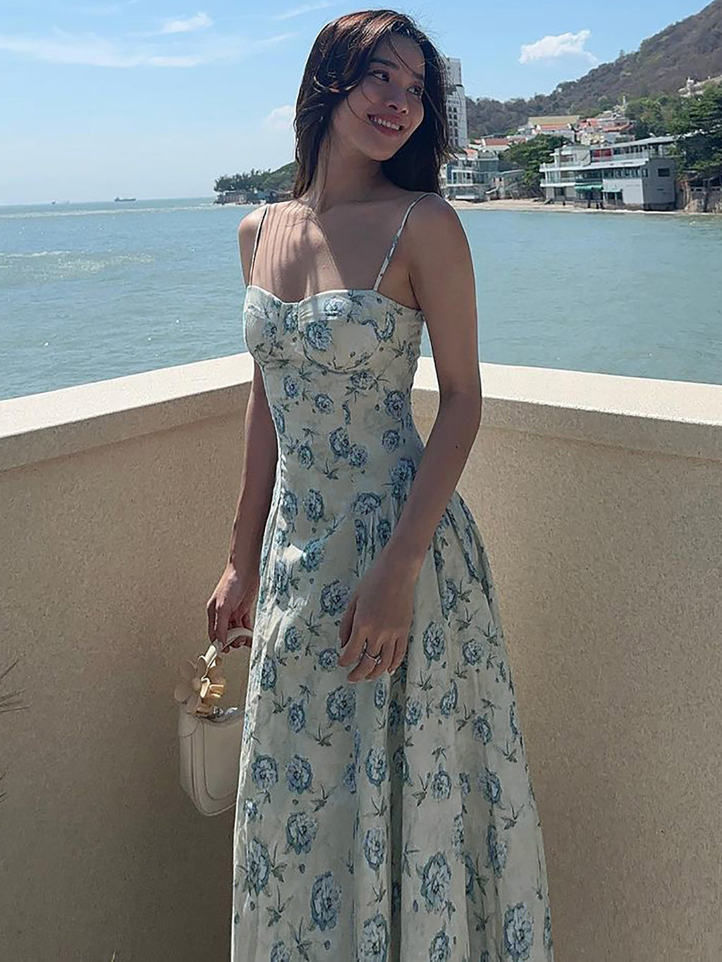 Floral Strapless Summer Dress