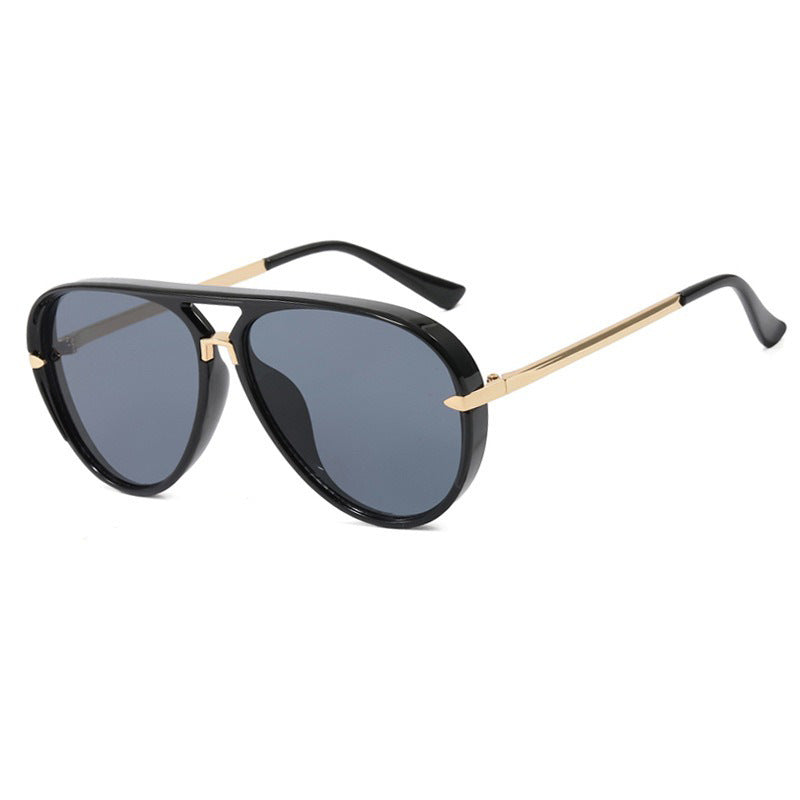 Retro Large Frame Sunglasses for Men and Women
