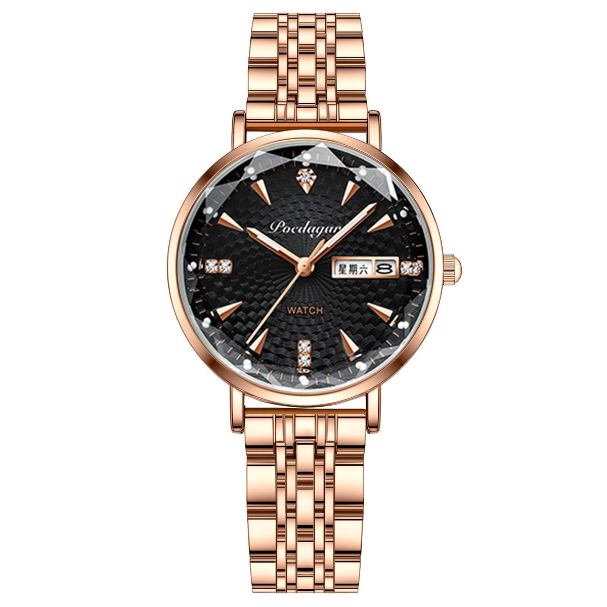 Waterproof luminous women?s watch