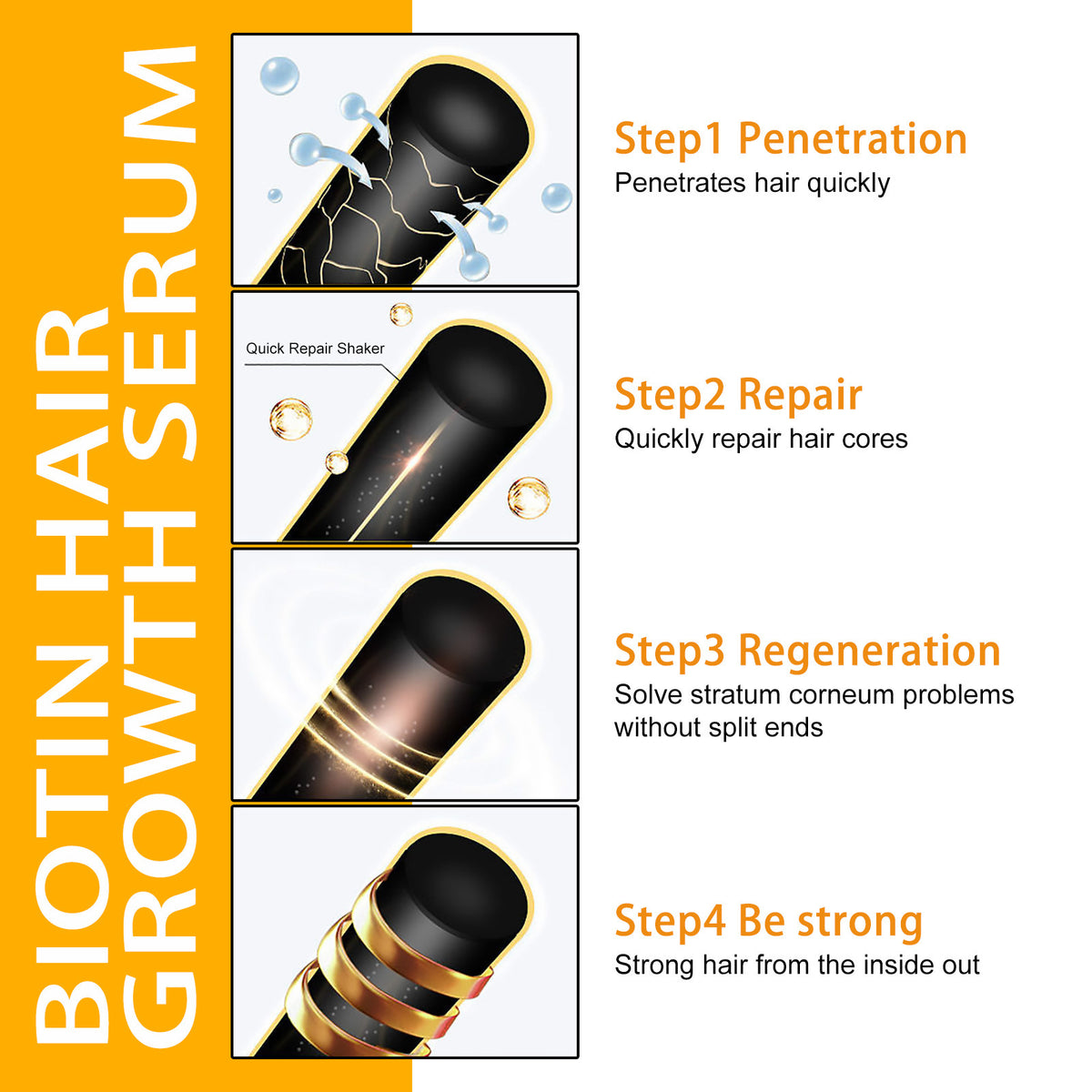 Biotin Hair Spray Moisturizing Scalp Care