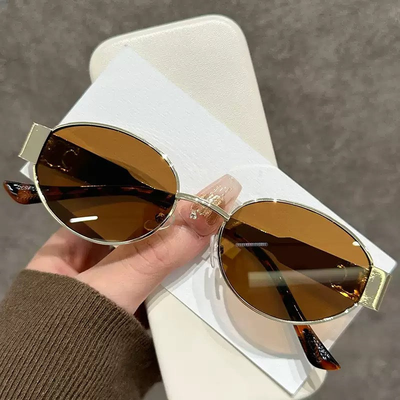 Fashion Oval UV Protection Sunglasses