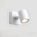 Hotel recessed wall-mounted spotlights