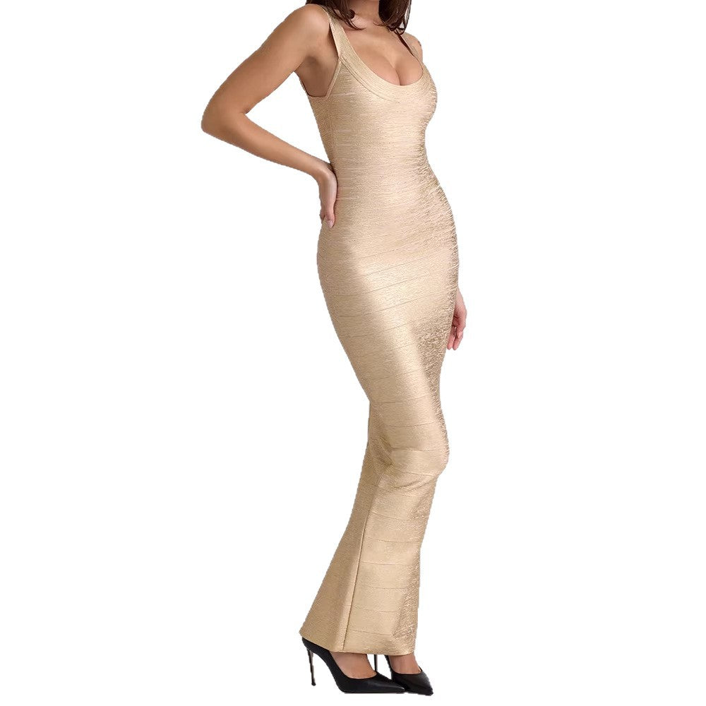 Retro Backless A-line Dress