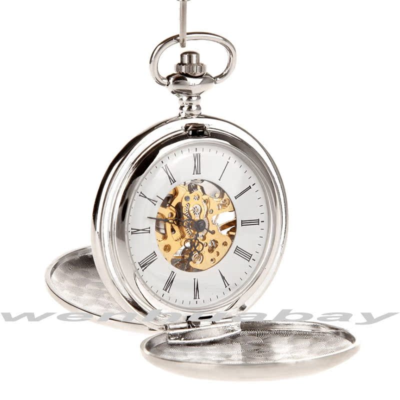 Retro Mechanical Pocket Watch Double Cover