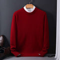 Men Round Neck Knitted Sweater