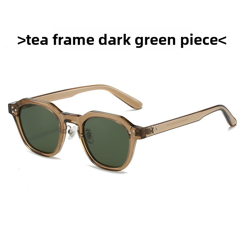 TR90 Geometric Polarized Sunglasses UV400 Protection