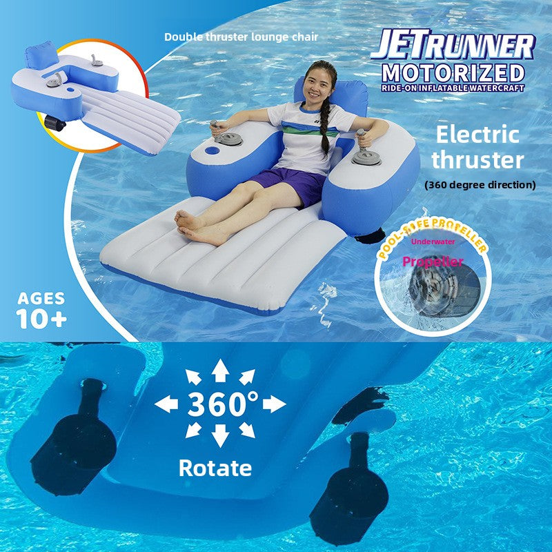 Inflatable Electric Floating Chair with Propeller