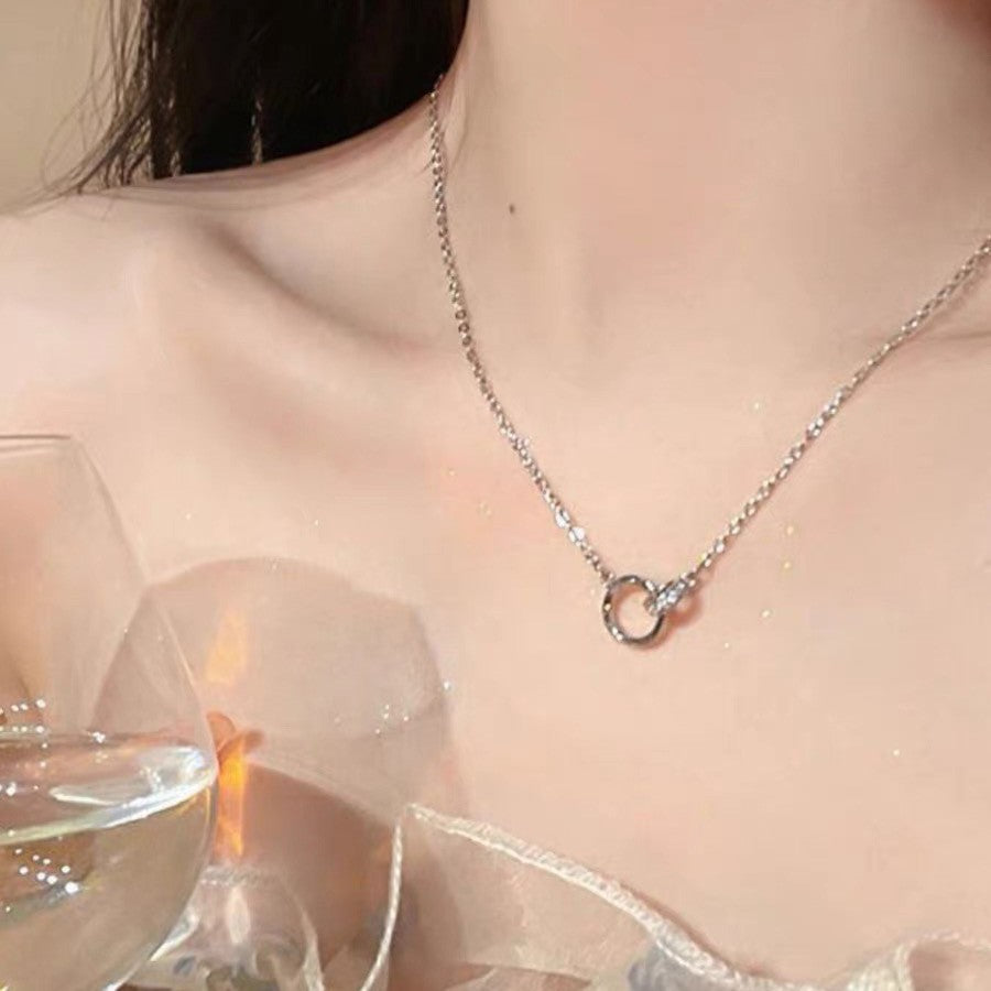 Niche Design Titanium Steel Necklace