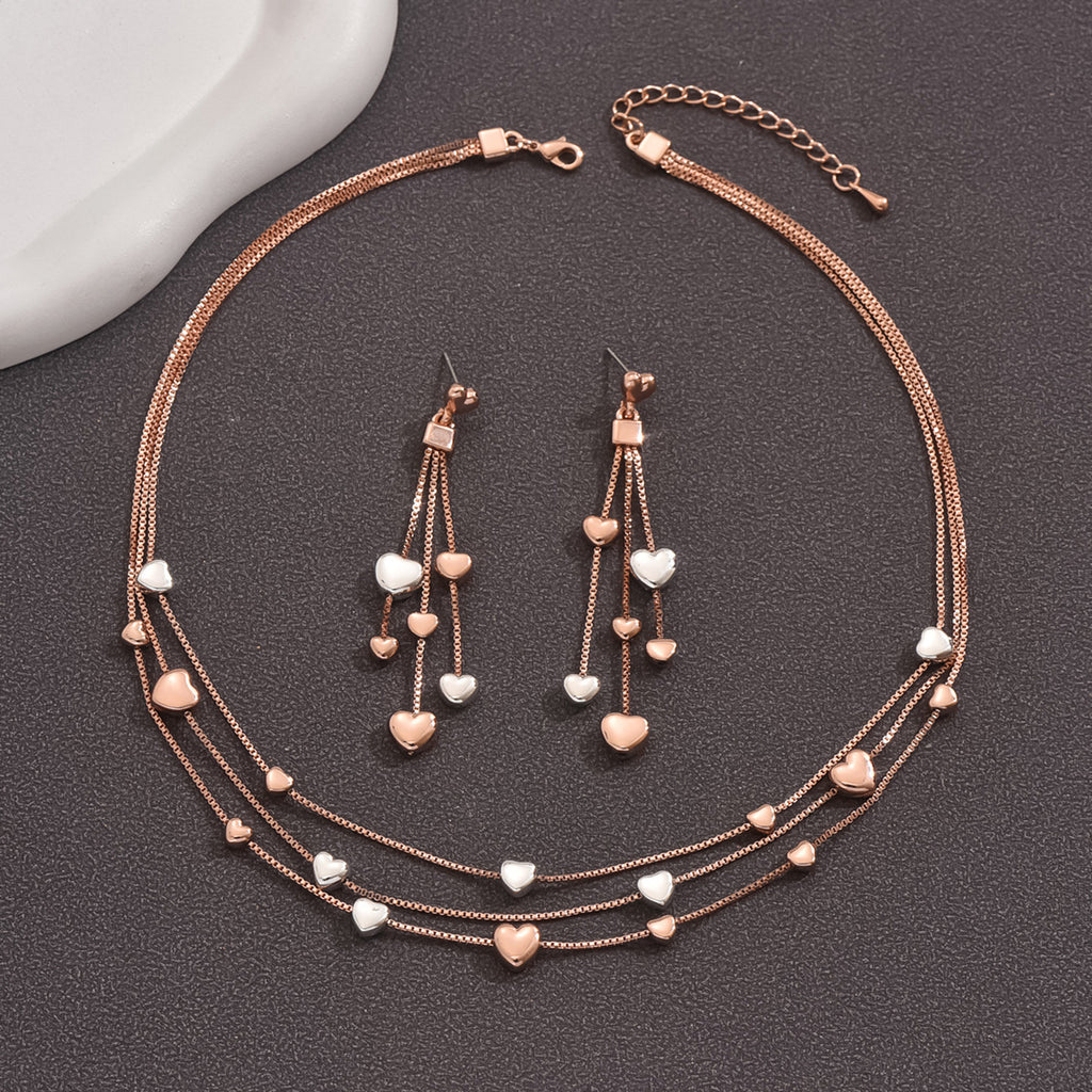 Heart Shape Geometric Metal Jewelry