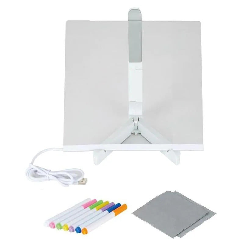 DIY Childrens Luminous Writing Board