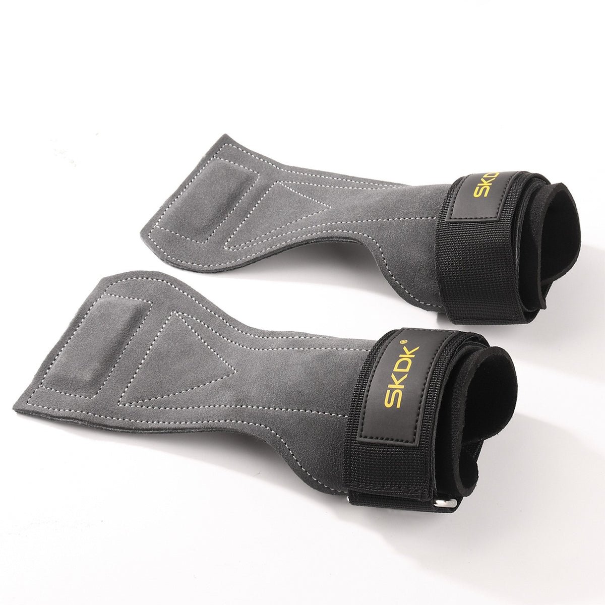 Cowhide Palm Protection Gym Hand Guards, Non-slip and Wear-resistant Wrist Supports for Deadlifts and Grip Enhancement