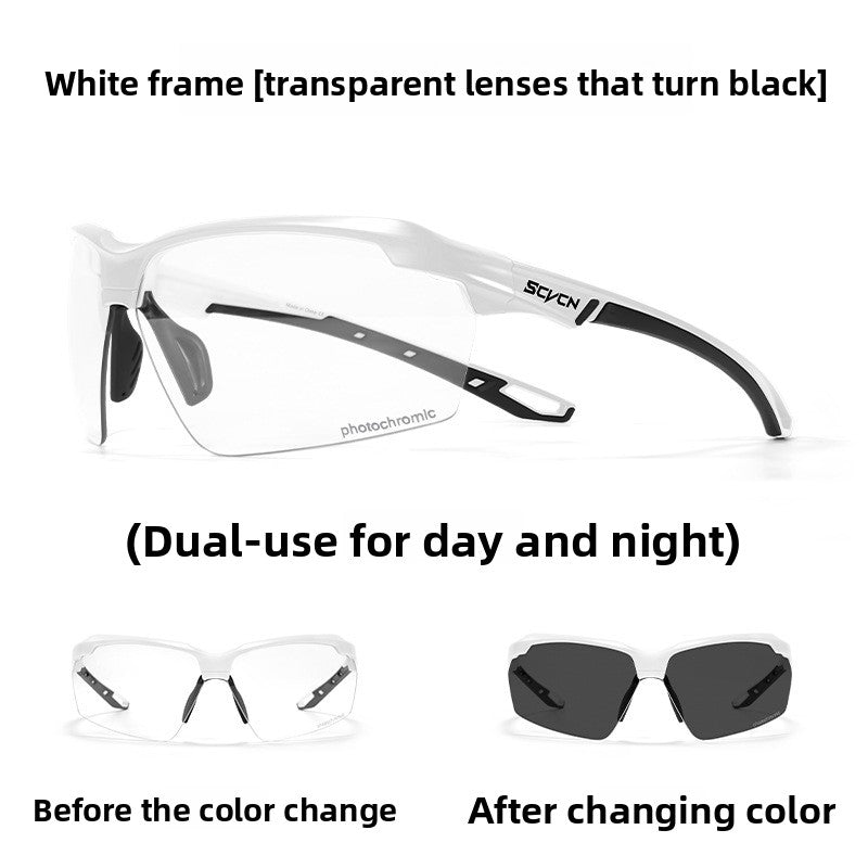 Photochromic Sports Sunglasses for Running Cycling Mountaineering