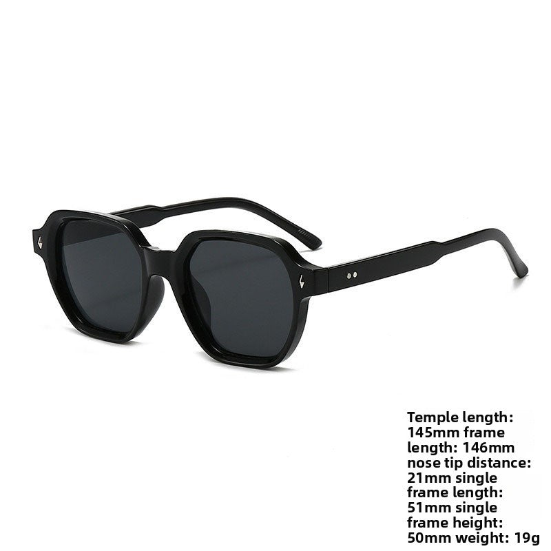 UV400 Protection Square Frame Sunglasses