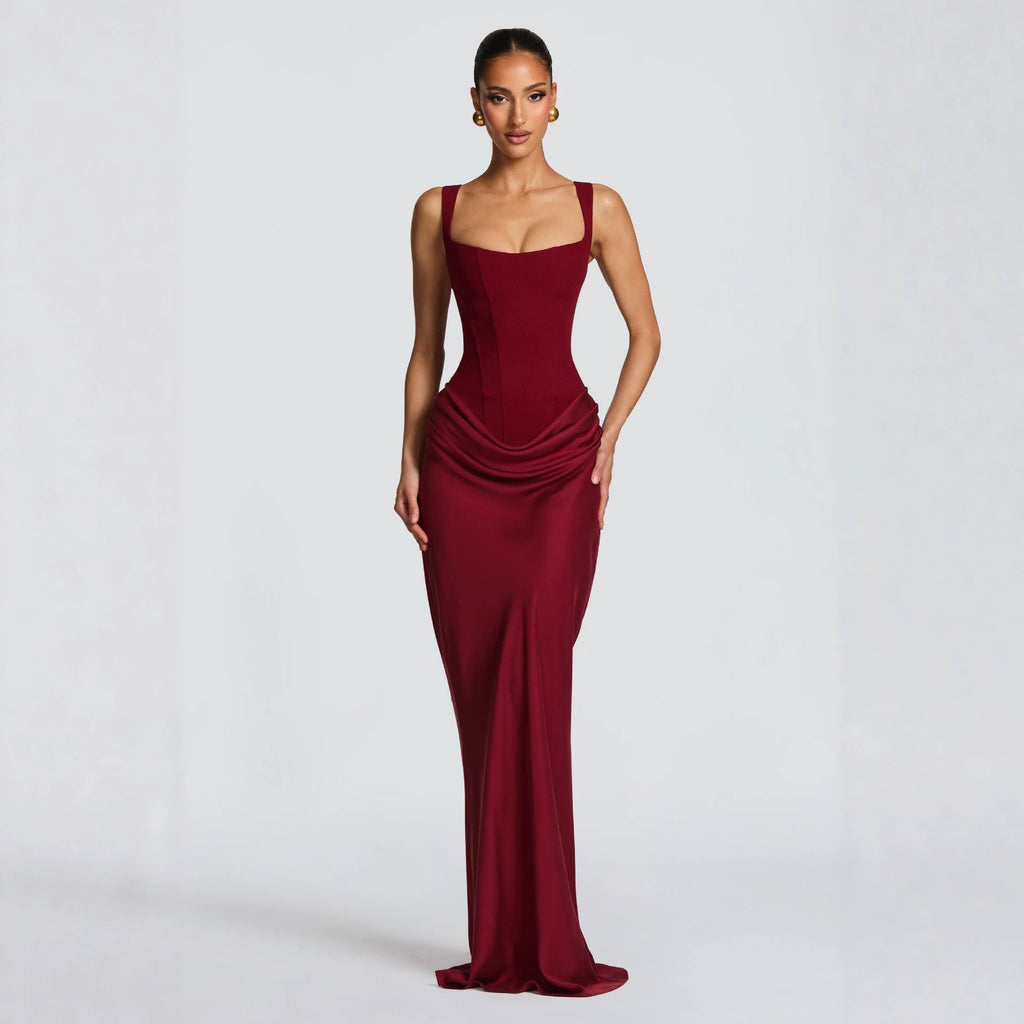 Womens Bodycon Spaghetti Strap Dress