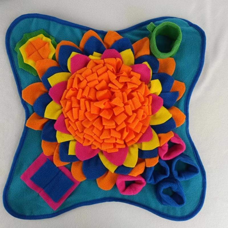 Sunflower Dog Sniffing and Slow Feeder Toy