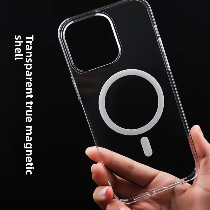 Magnetic Transparent Phone Case for iPhone