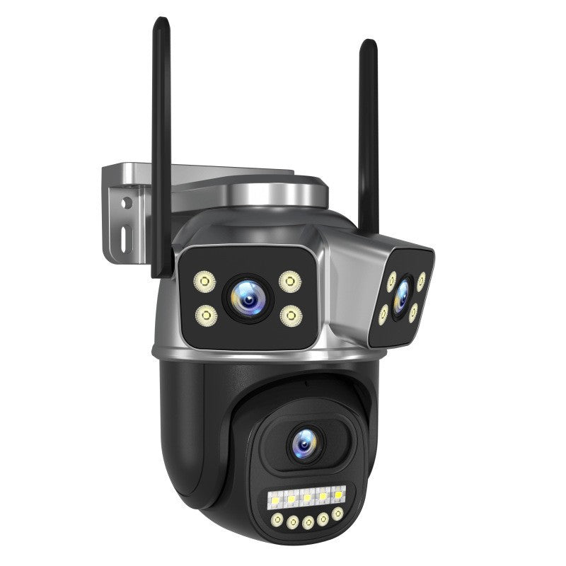 features a three-lens, three-screen 4G camera