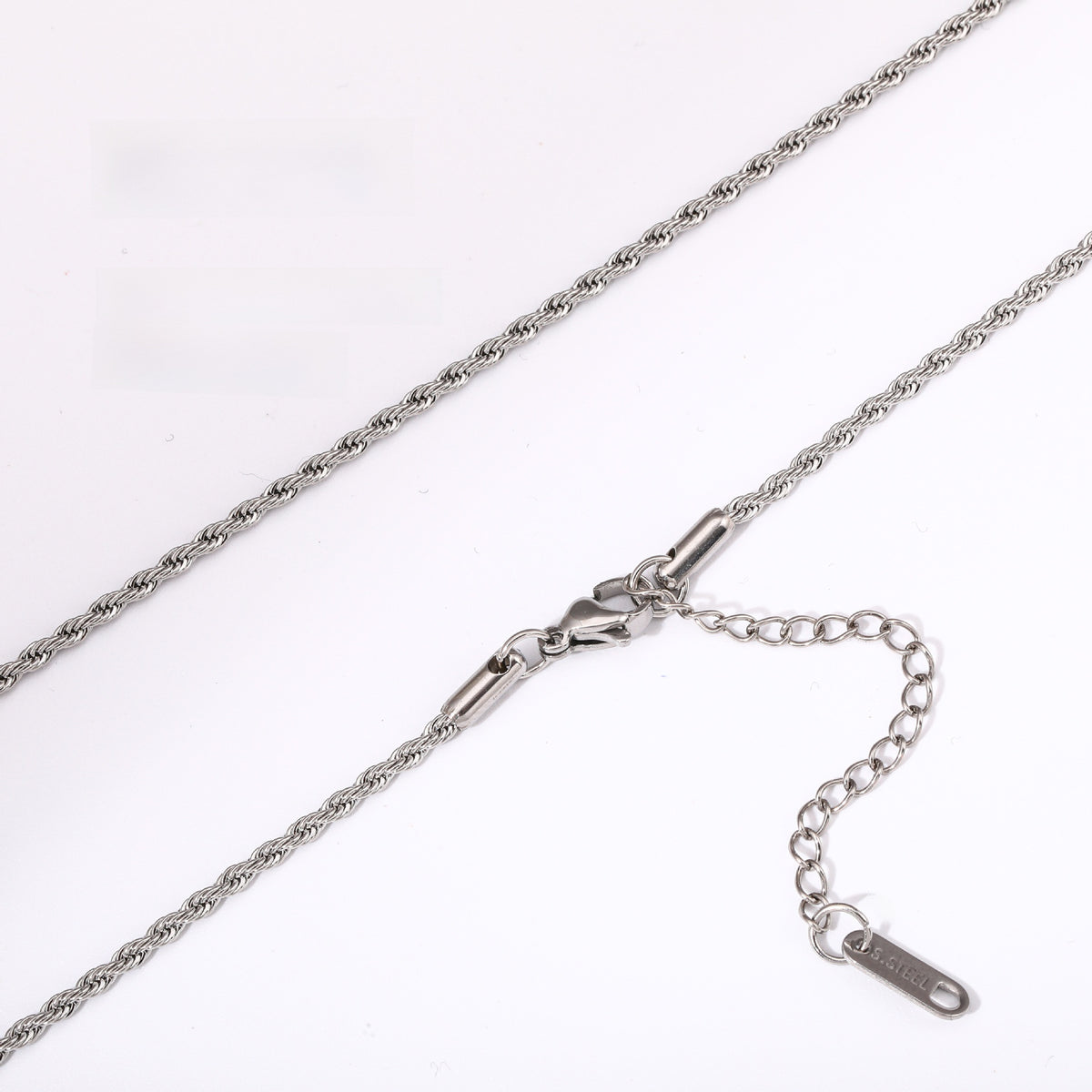 Versatile Braided Chain and Blade Necklace