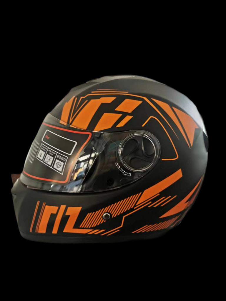 Dual Mirror Full Face Motorcycle Helmet