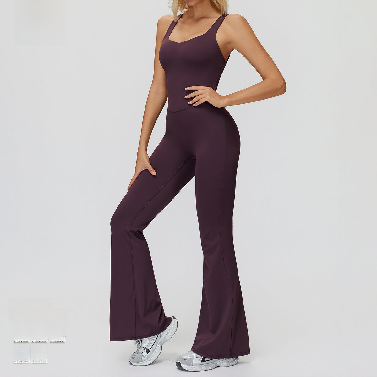 Womens Brushed Yoga Jumpsuit