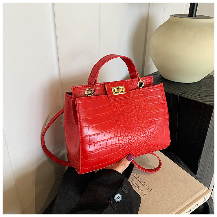 Textured PU Crossbody Bag with Phone Pocket