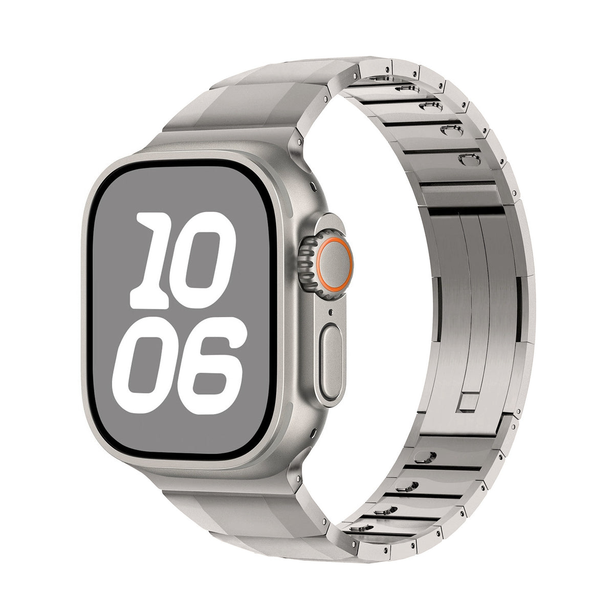 Stainless steel watch strap