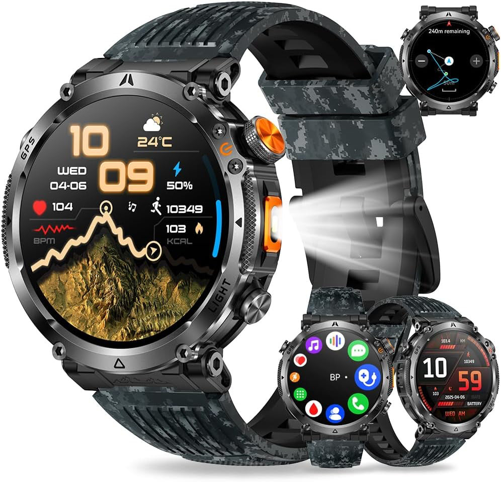GPS Smart Watch with Health Monitoring