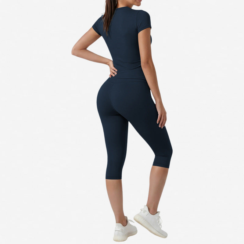 Womens High Waisted Yoga Set