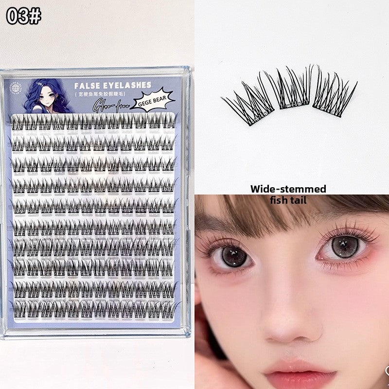 Self-adhesive false eyelashes