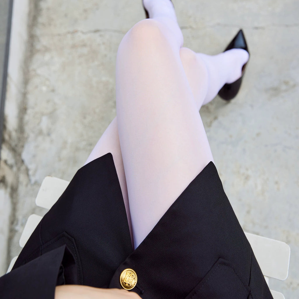 Women 0D Ultra-Thin Horse Oil Infused Glossy Silky Anti-Snag Pantyhose