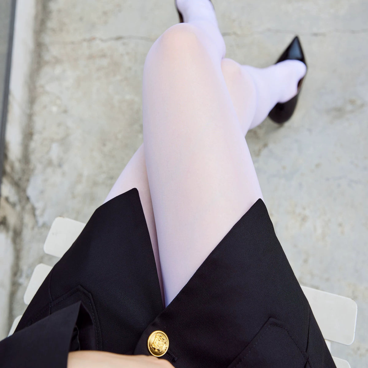 Women 0D Ultra-Thin Horse Oil Infused Glossy Silky Anti-Snag Pantyhose