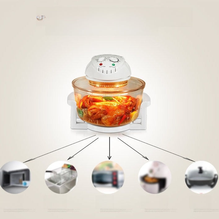 12L glass air fryer