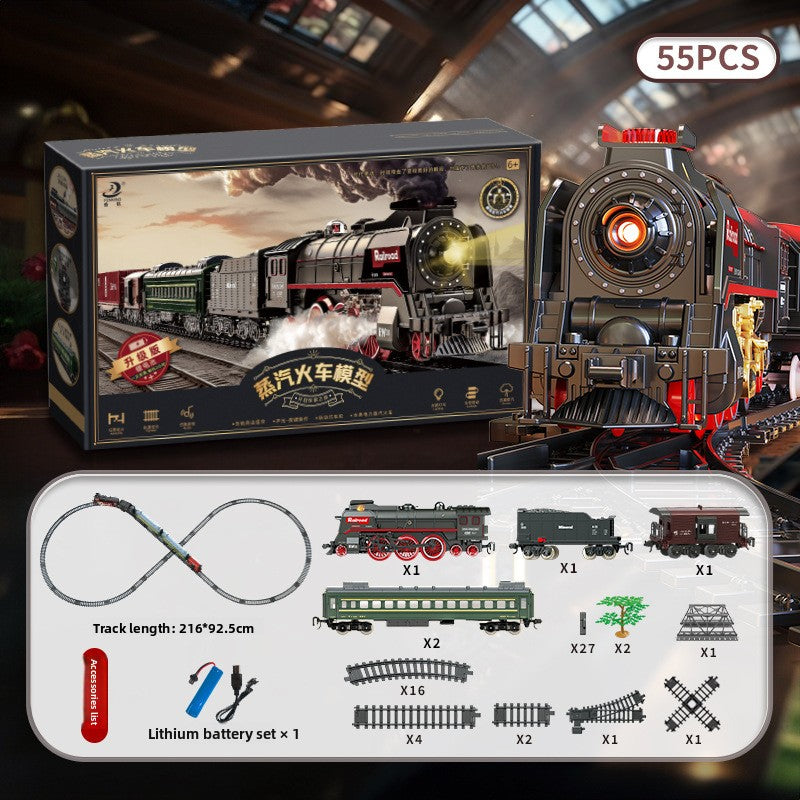 Christmas electric remote control train toy