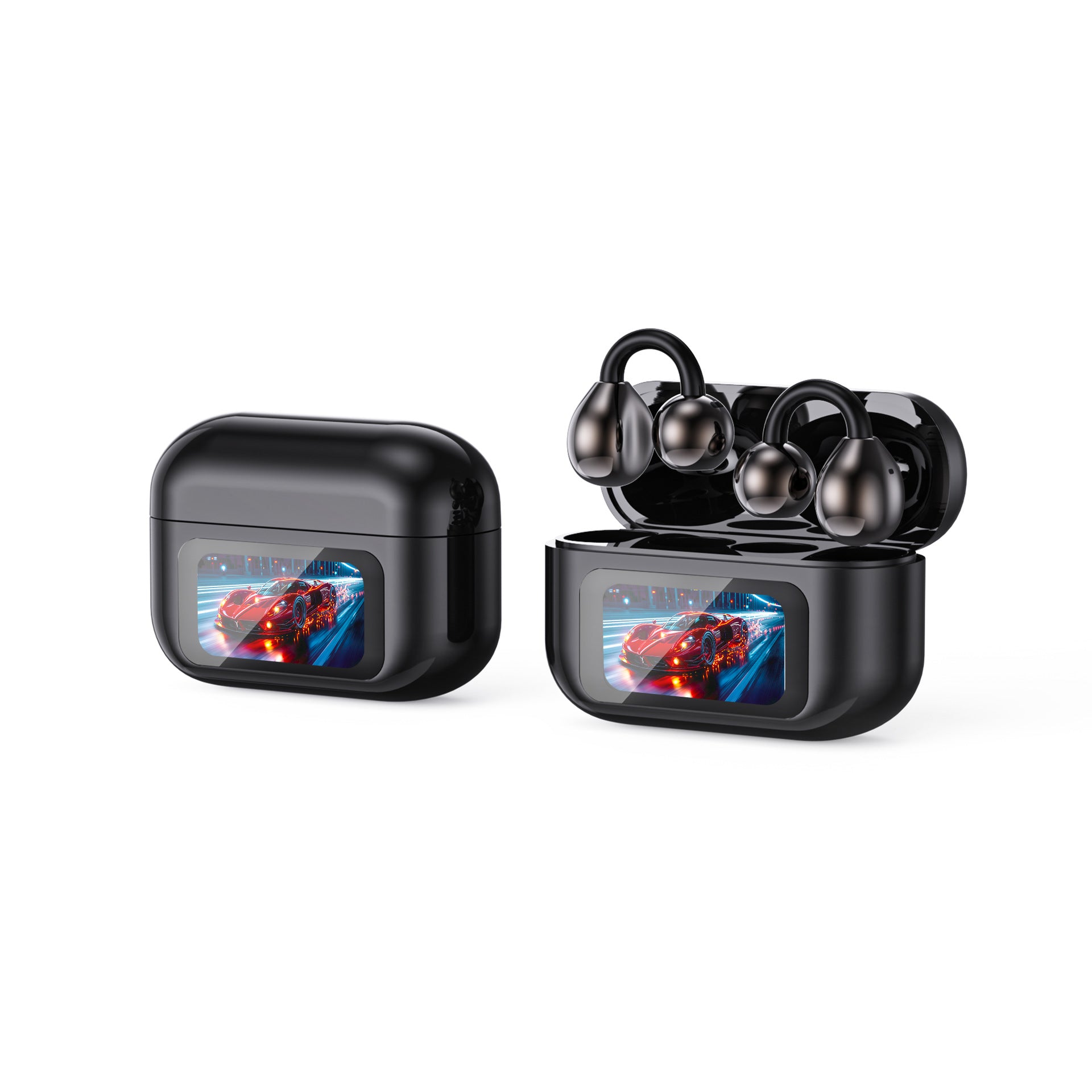 Wireless Bluetooth Earbuds with Display Stereo Sound