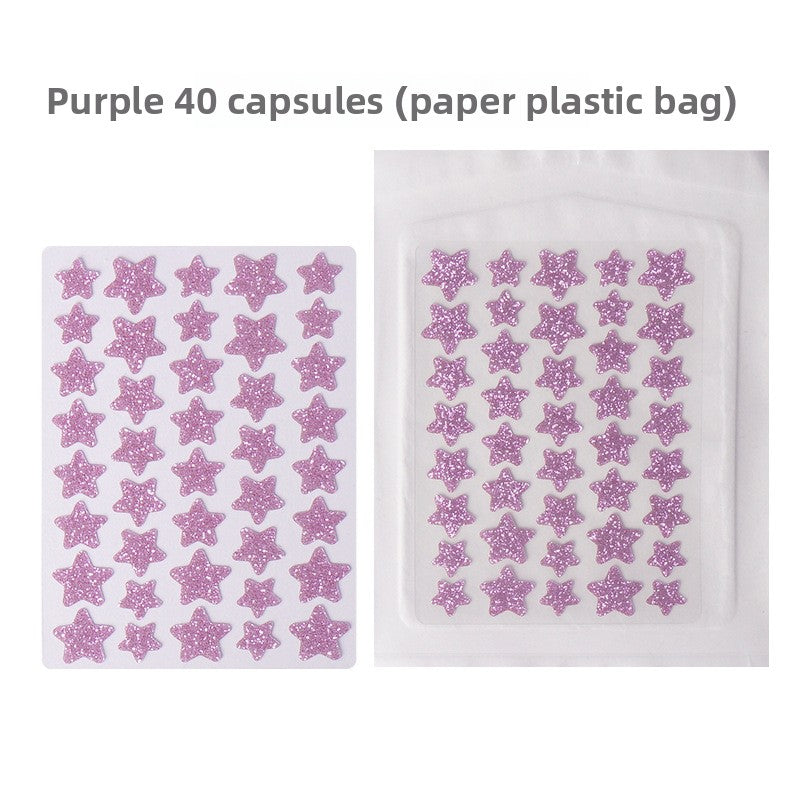 Glitter Star Acne Patches Pus Absorption