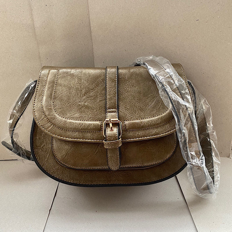 Retro Saddle Shoulder Bag